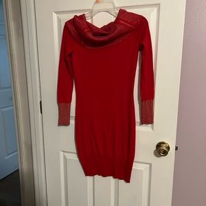 Red tight mini dress junior size medium 7-9. Never worn.